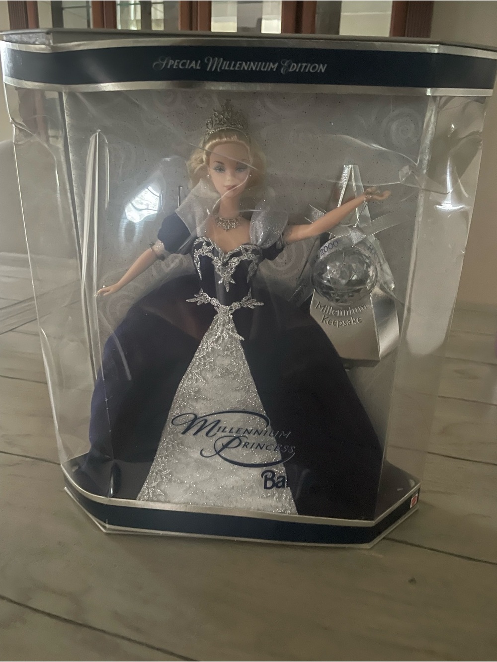 Barbie Millennium Princess Doll Navy Blue and Silver